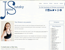 Tablet Screenshot of jaimeslutzky.com